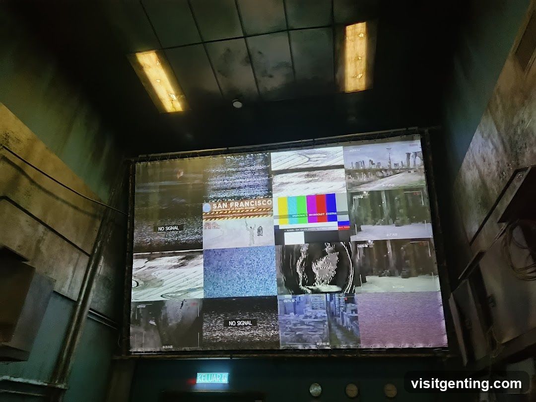 Control Room Monitor Display