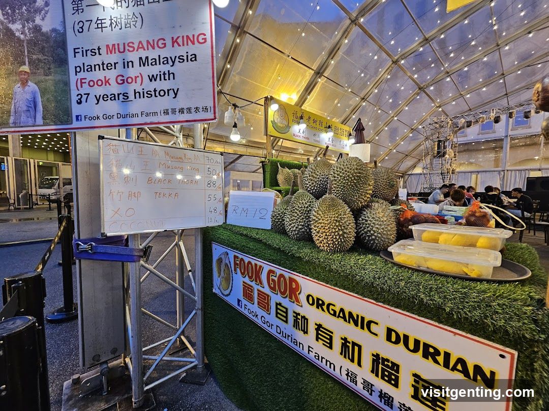 Fook Gor Organic Durian Stall