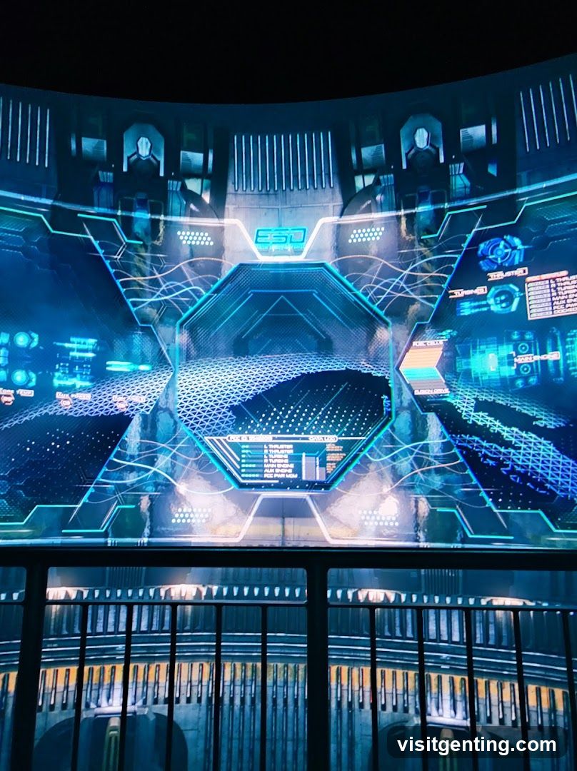 Futuristic Digital Display