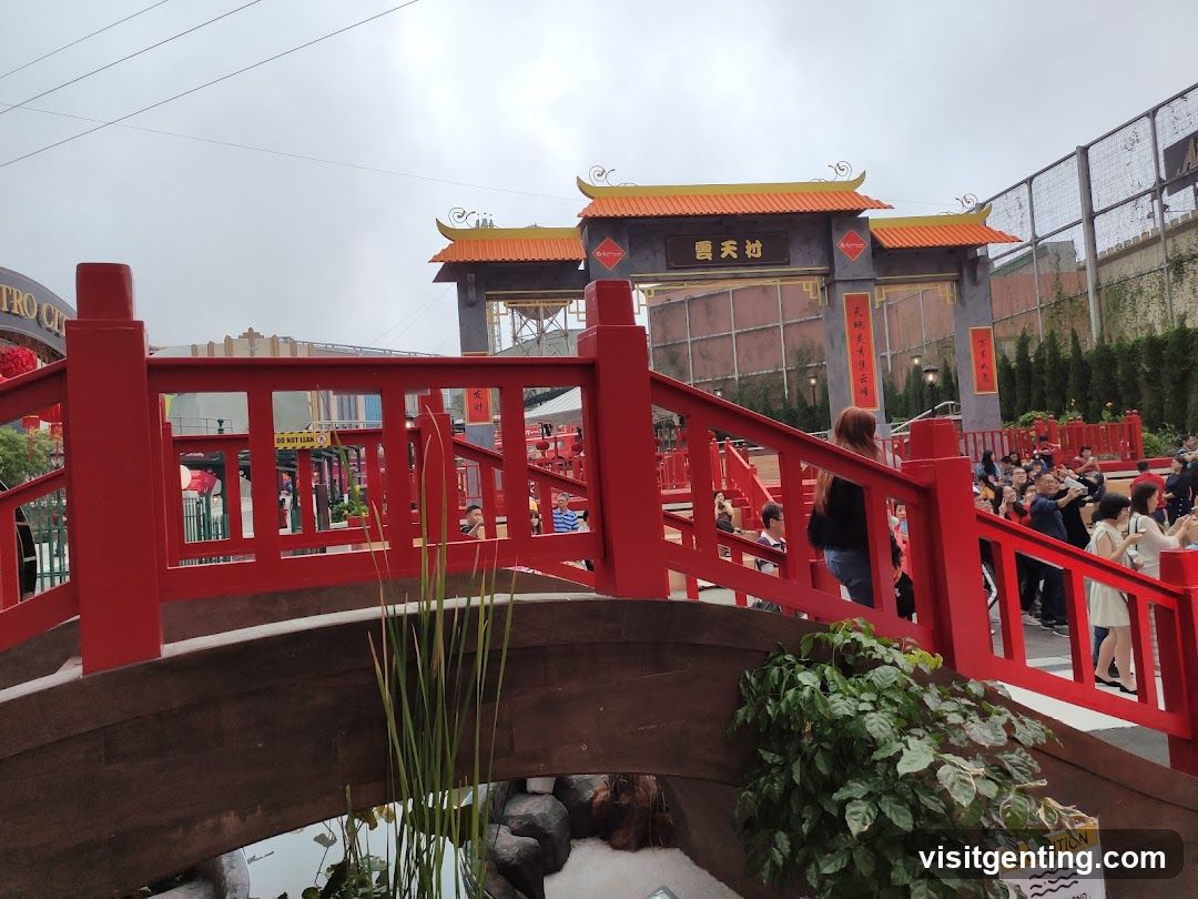 Red Bridge and Traditional Archway
