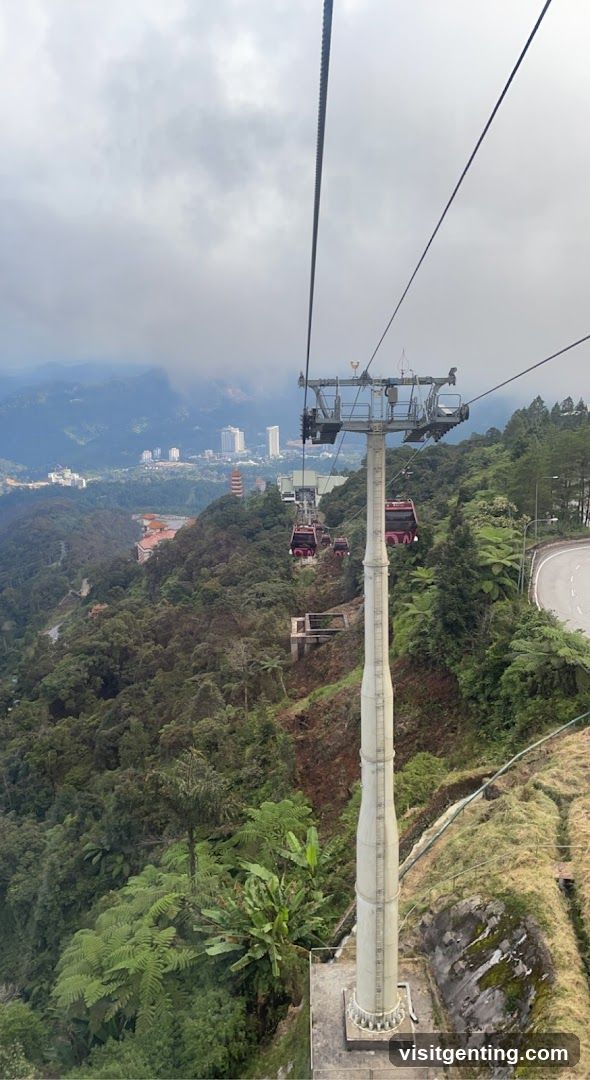 Cable Car View from Mountain