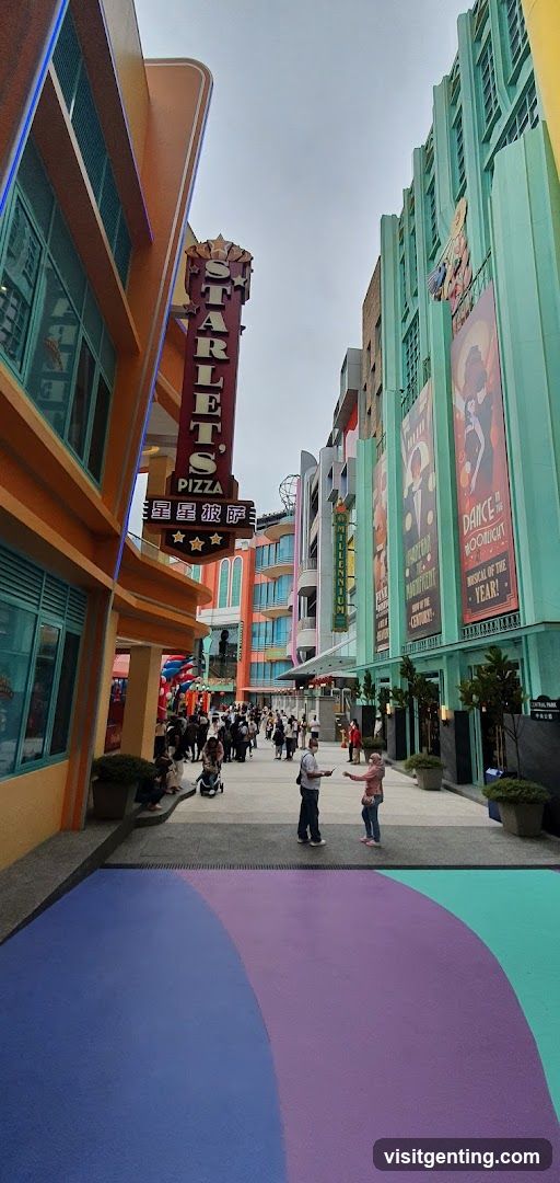 Street View of Theme Park Area