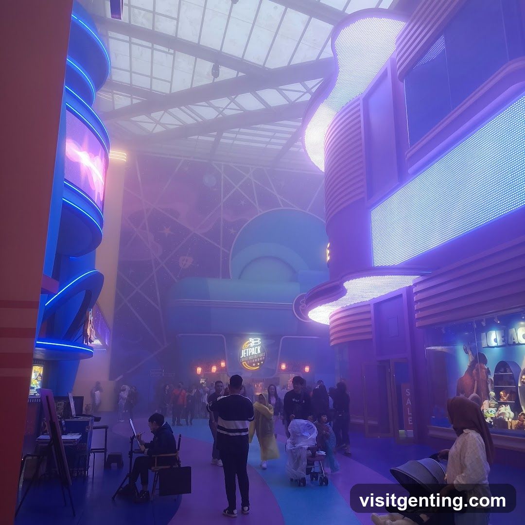 Indoor Theme Park Entrance Area