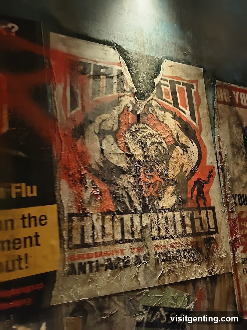 Torn Poster on Wall