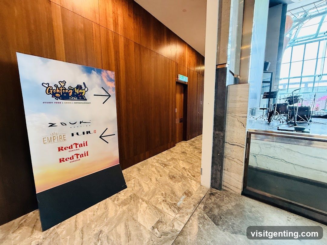 Interior directional signage