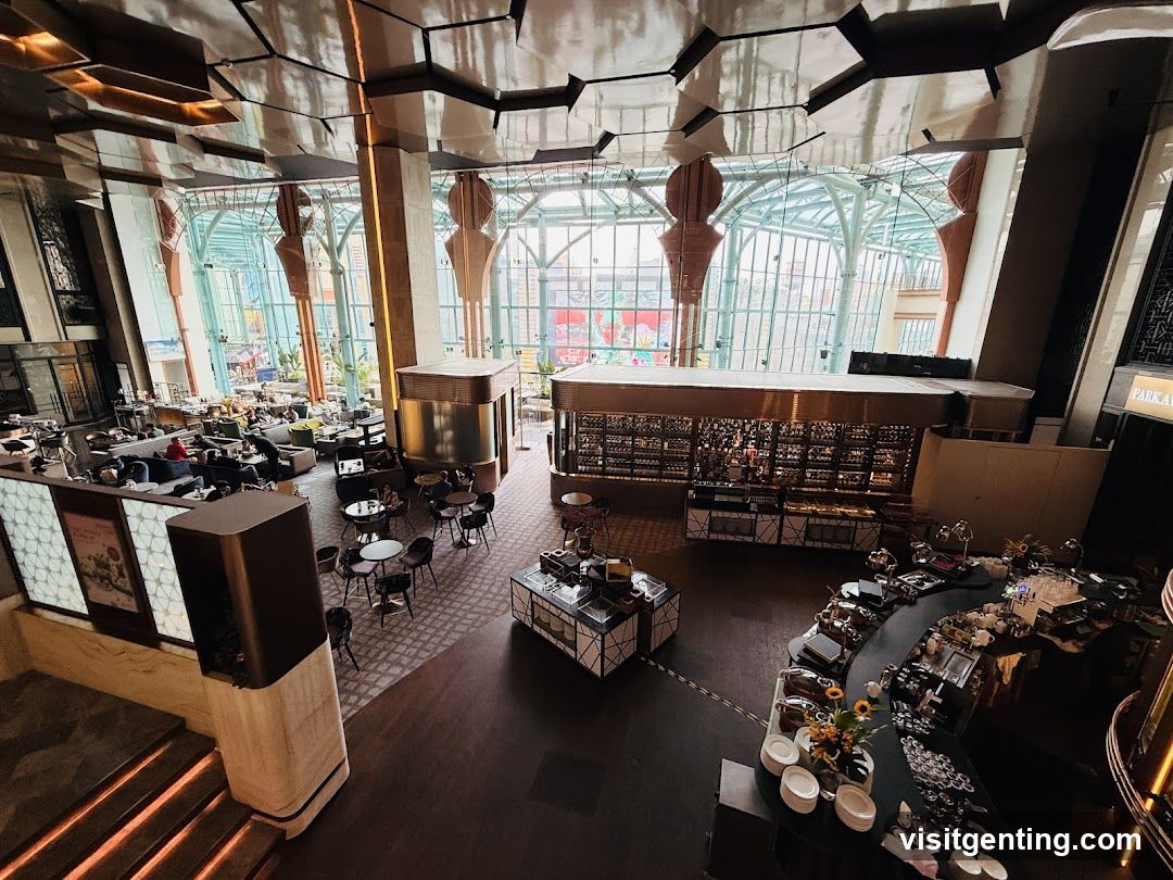 Interior of a modern lounge or restaurant