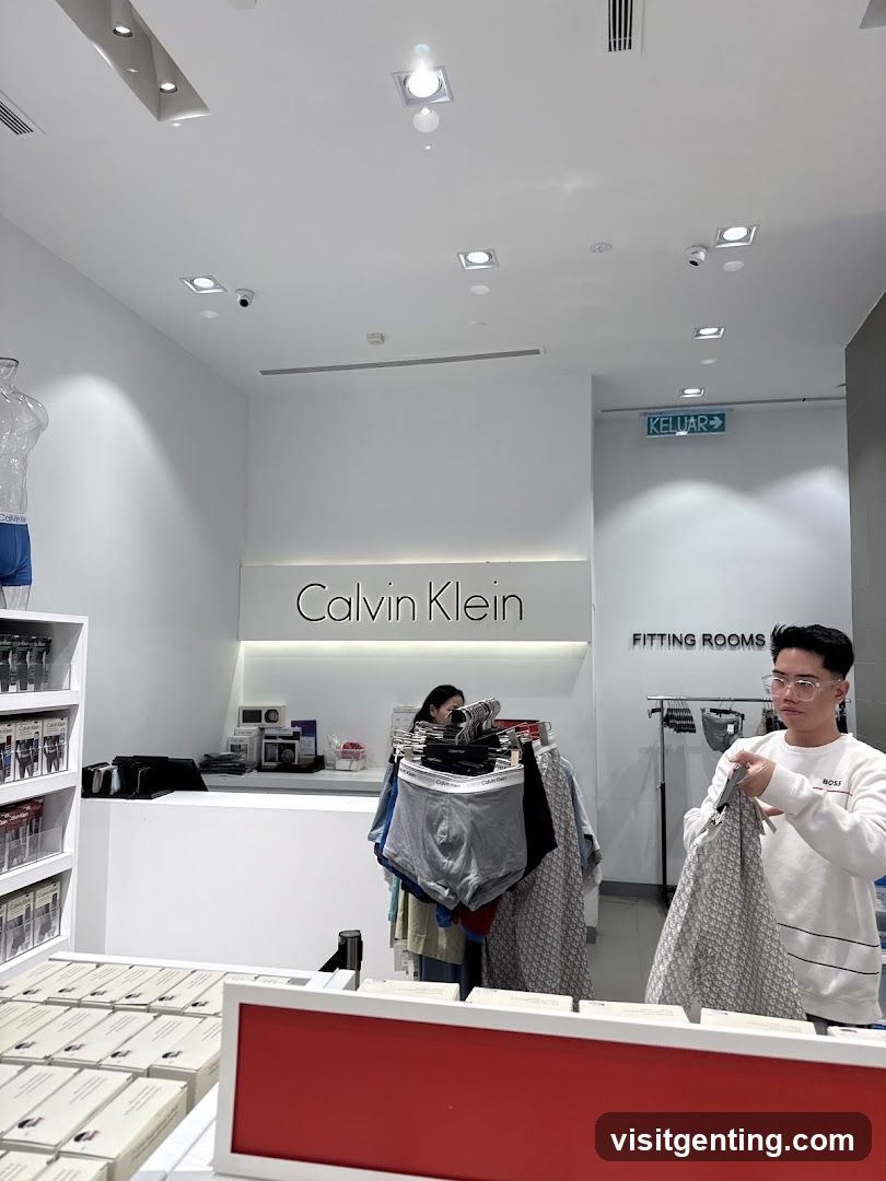 Calvin Klein Store Interior