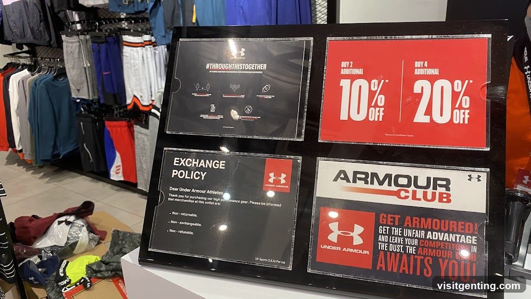 Under Armour Store Interior Signage