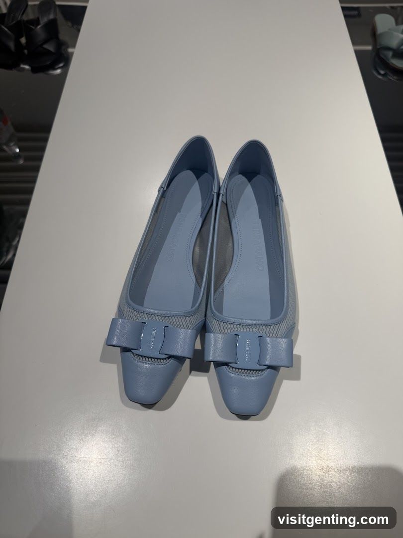 Blue Flats on Display