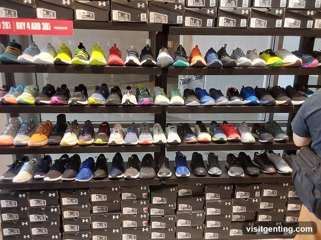 Under Armour Shoe Display