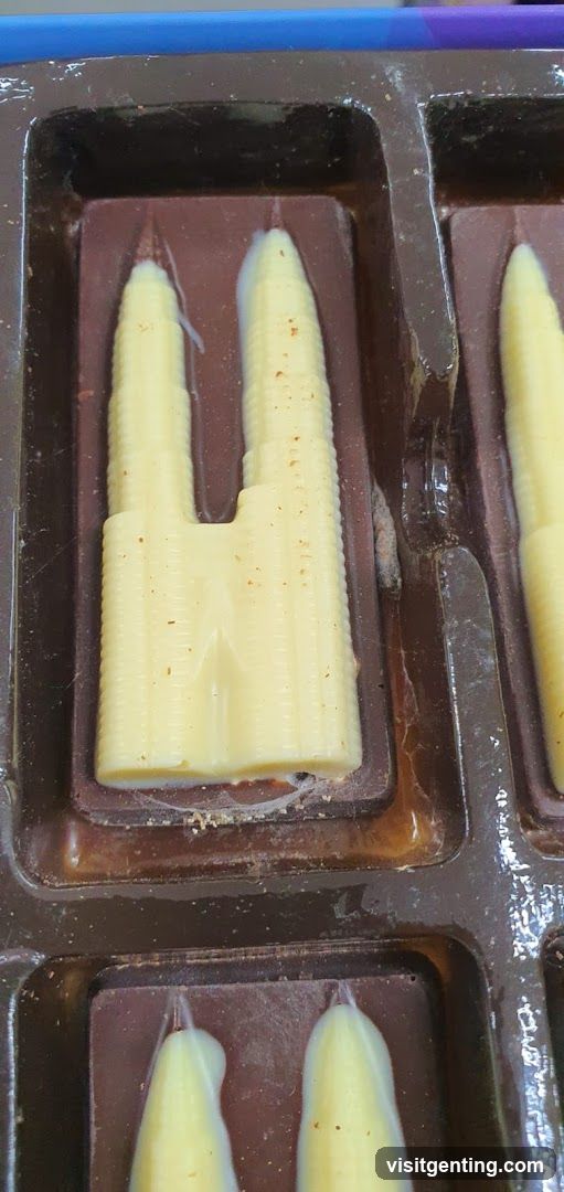 Chocolate Bar with Corn Design