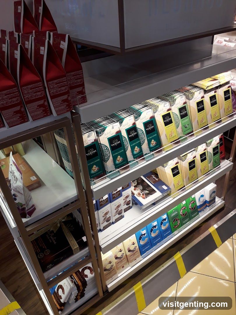 Store Interior Chocolate Section