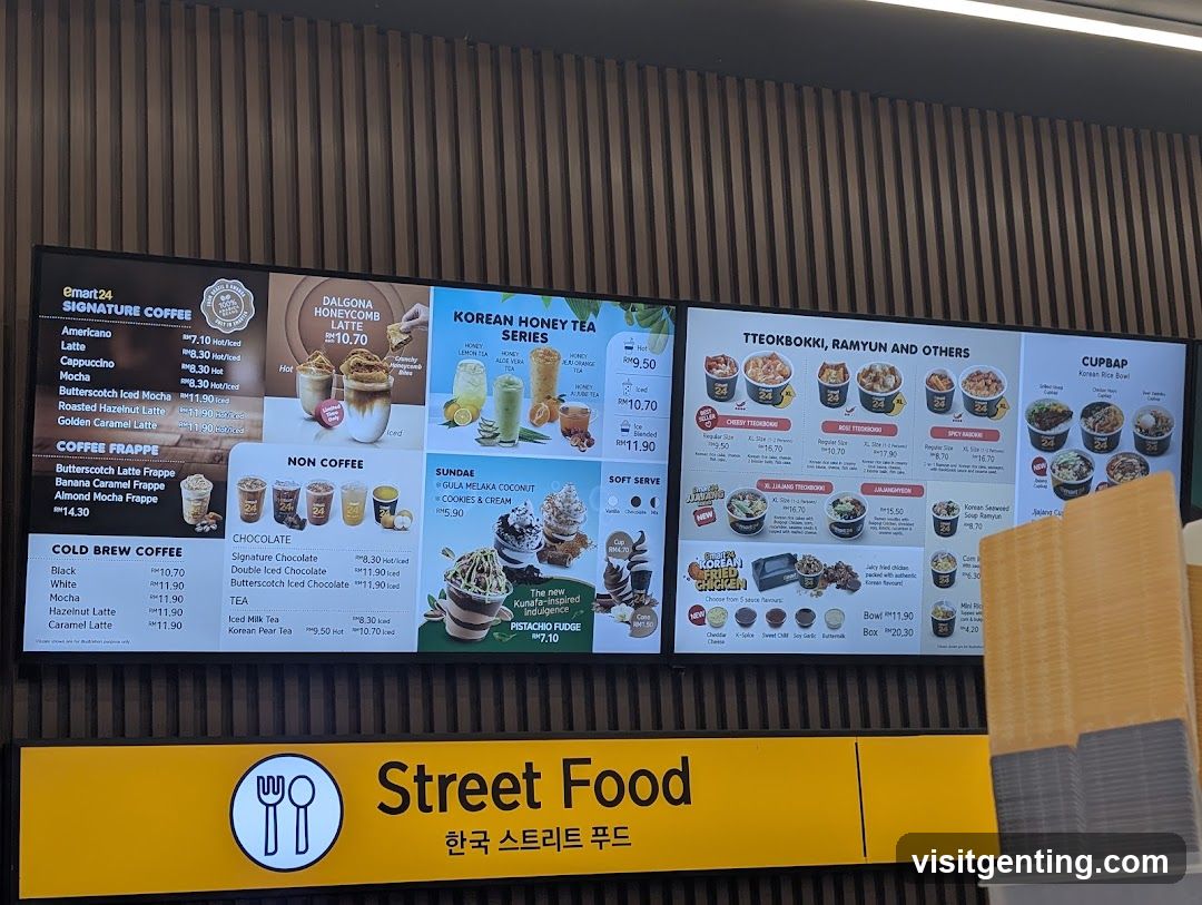 Street Food Menu Board