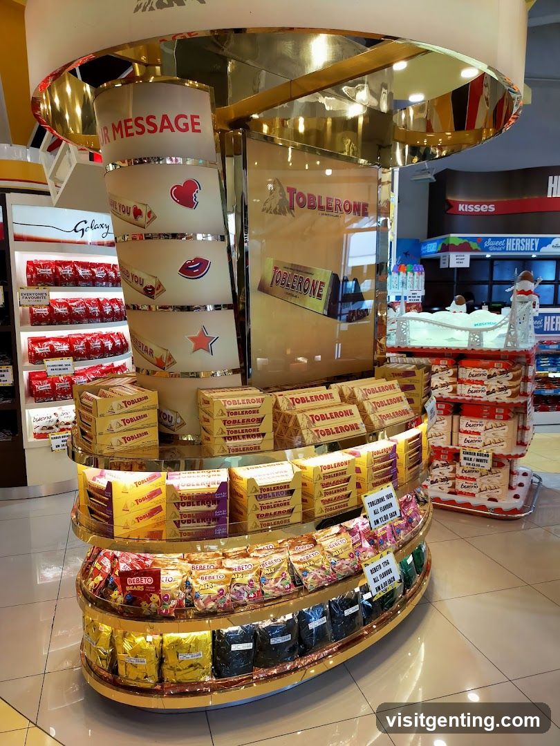 Chocolate Display in Retail Store