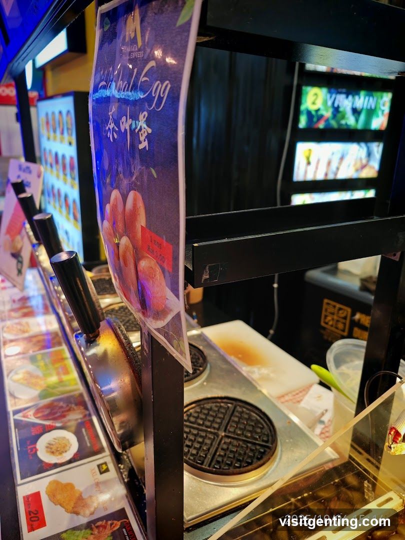 Food stall interior