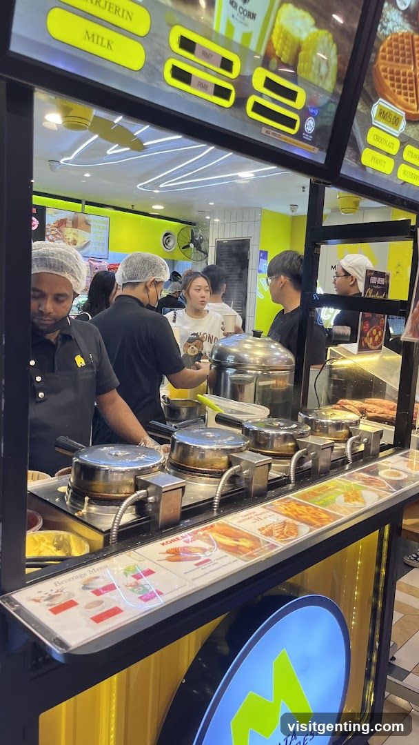 Food stall interior