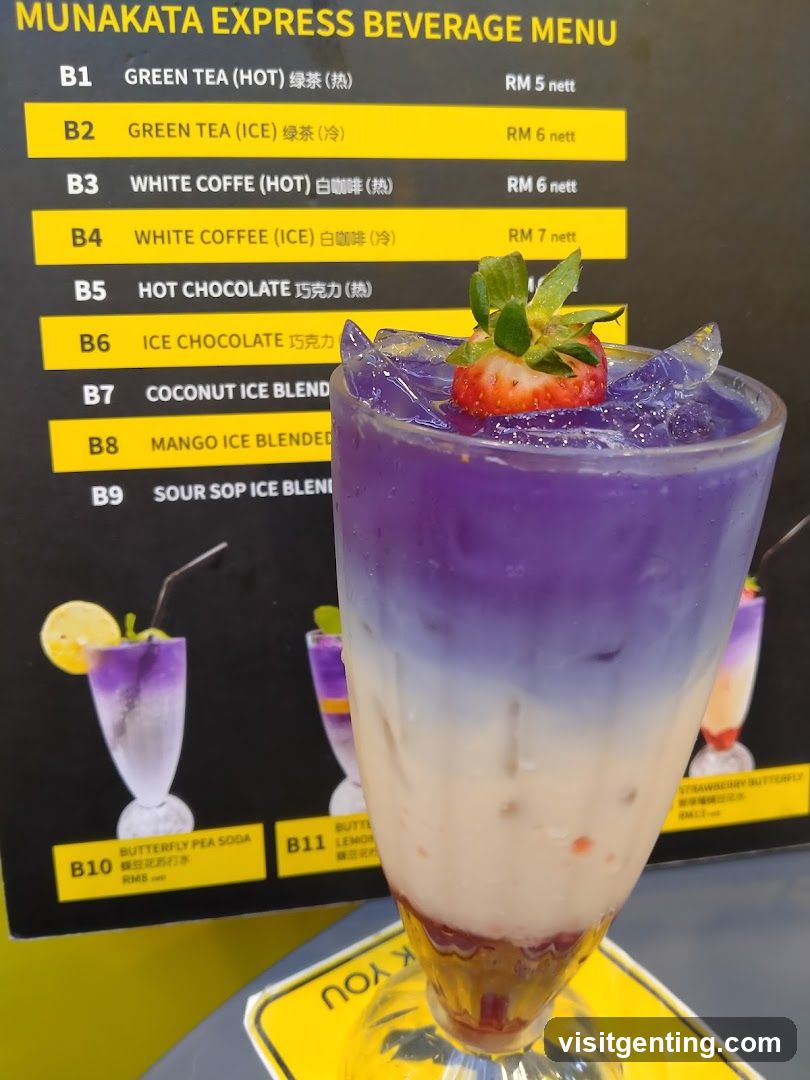 MUNAKATA EXPRESS BEVERAGE MENU