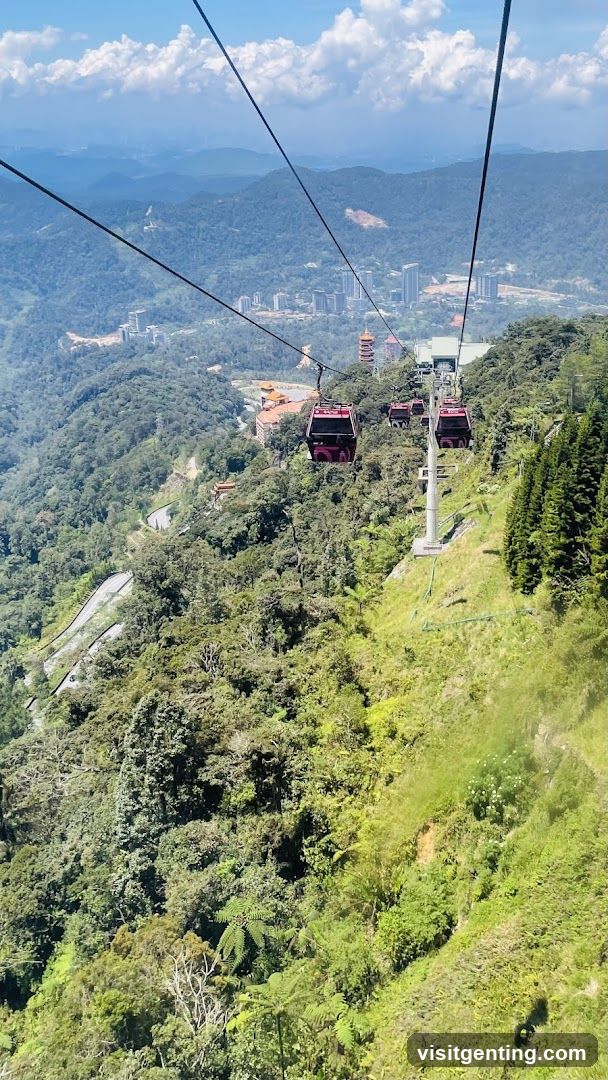 Cable car view from Mount Bukit Bendera