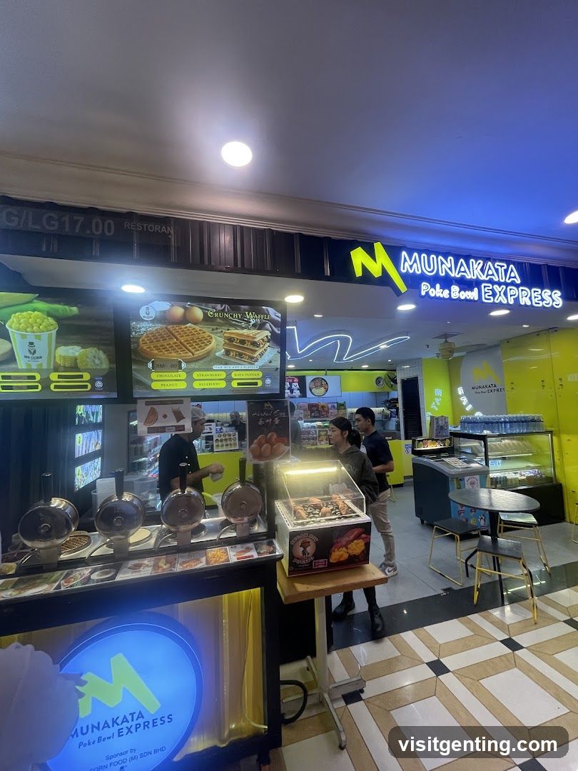 Munakata Poke Bowl Express storefront interior