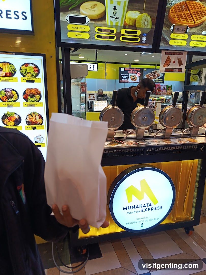 Munakata Express Poke Bowl stall interior