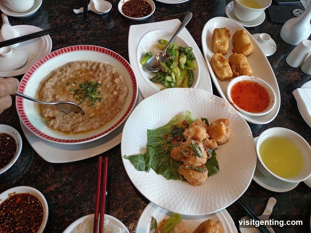 Dining Table with Chinese Cuisine