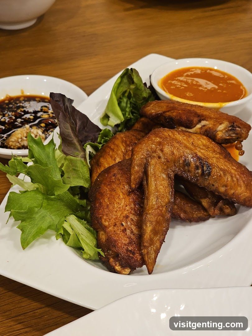 Food Plate on Wooden Table