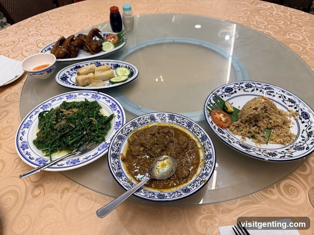 Dining Table with Food