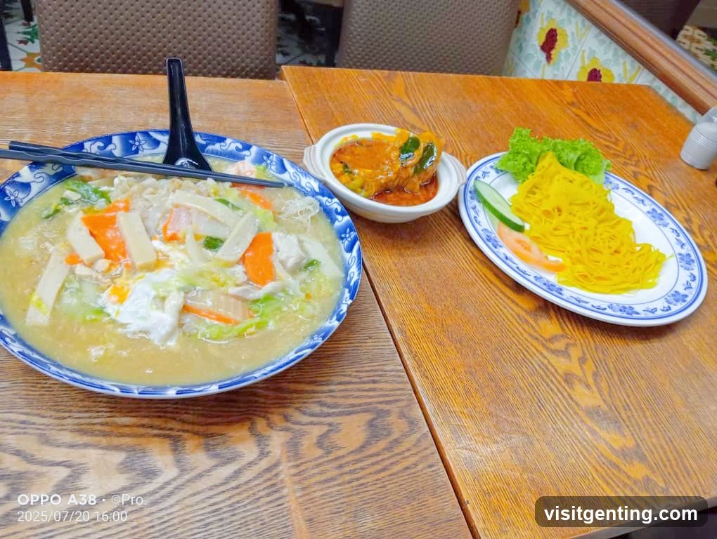 Dining Table with Food