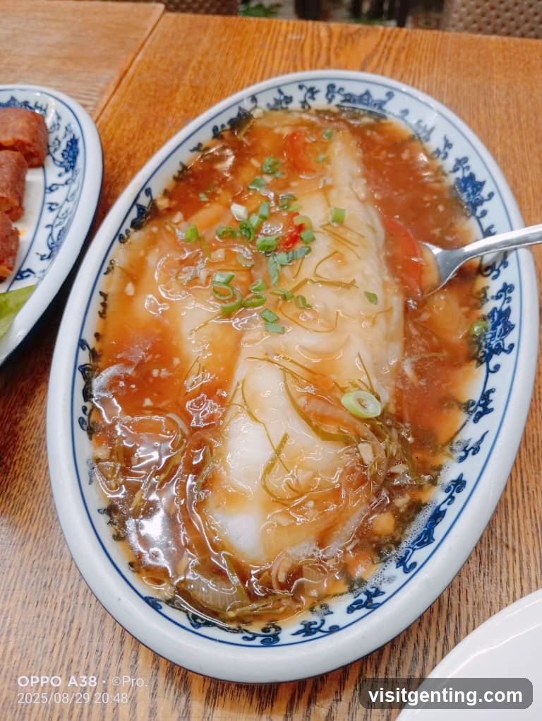Dish on wooden table