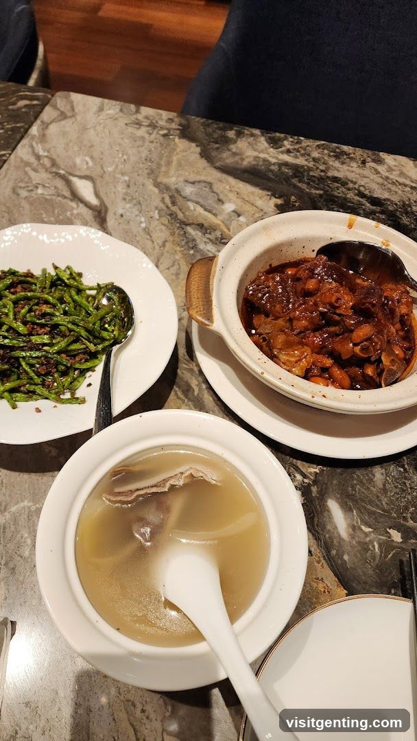 Dining Table with Food