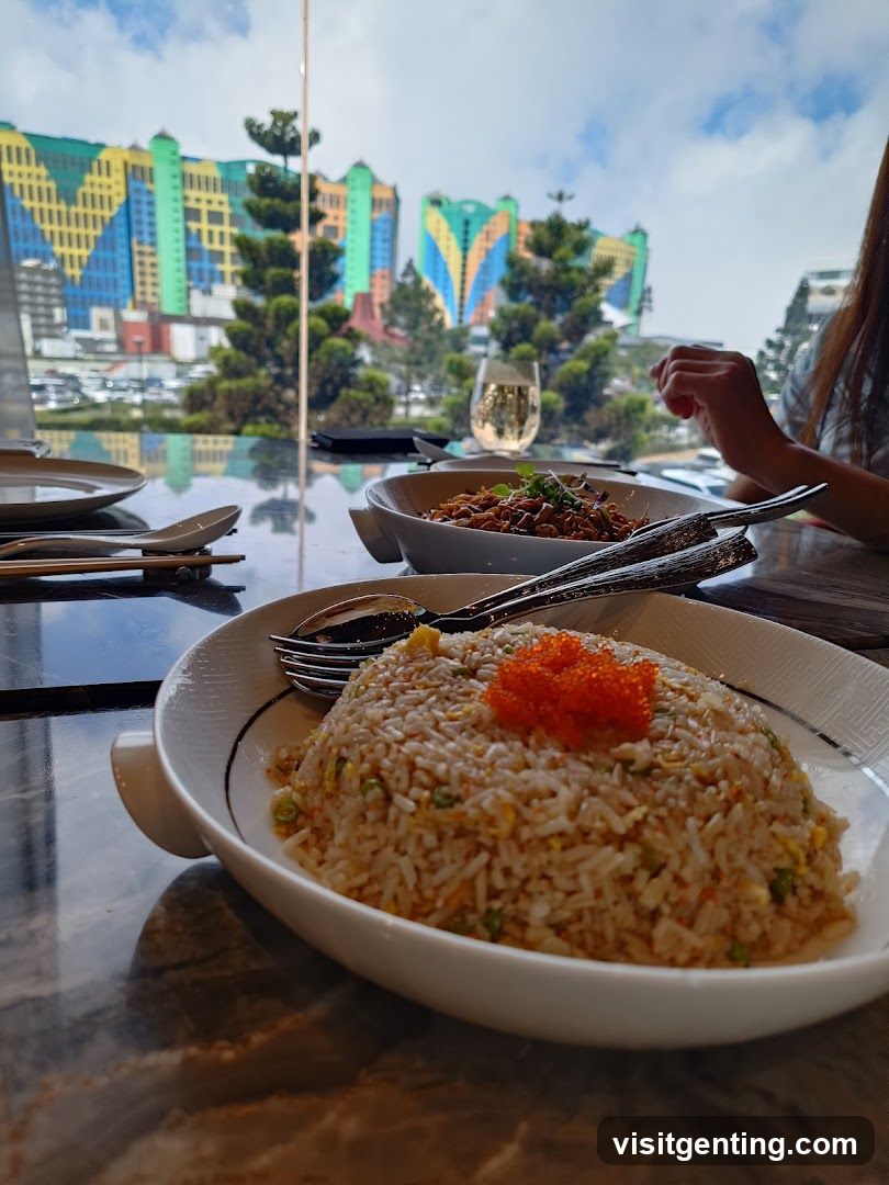 Dining View with Cityscape
