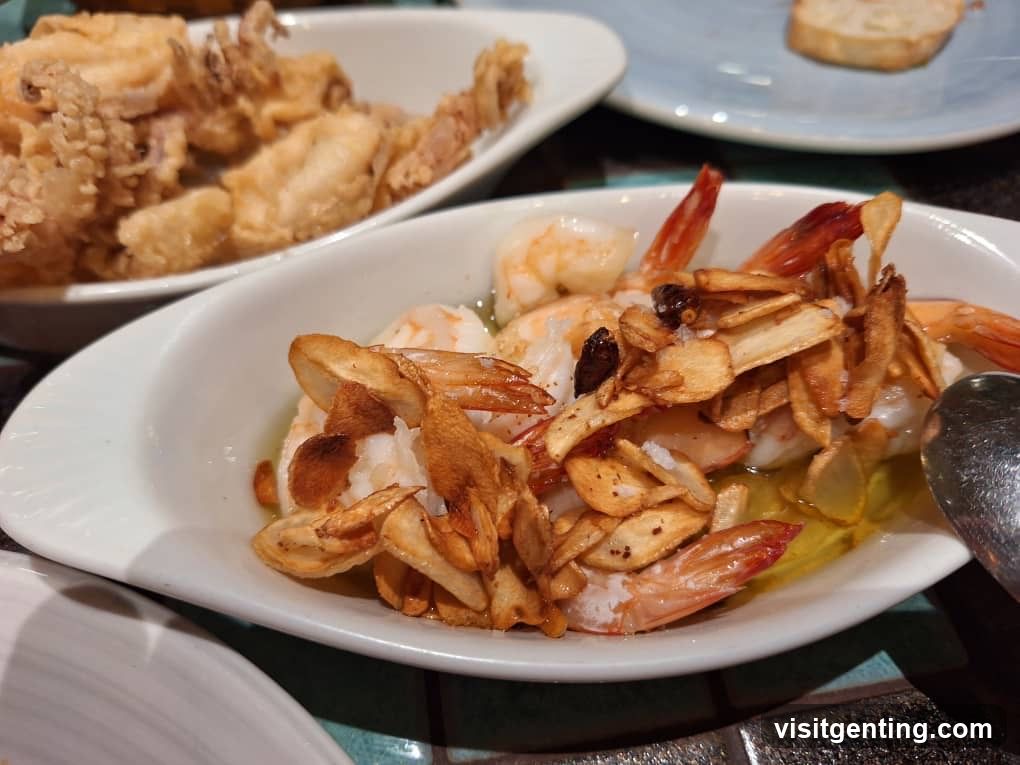 Dining Table with Seafood Dishes
