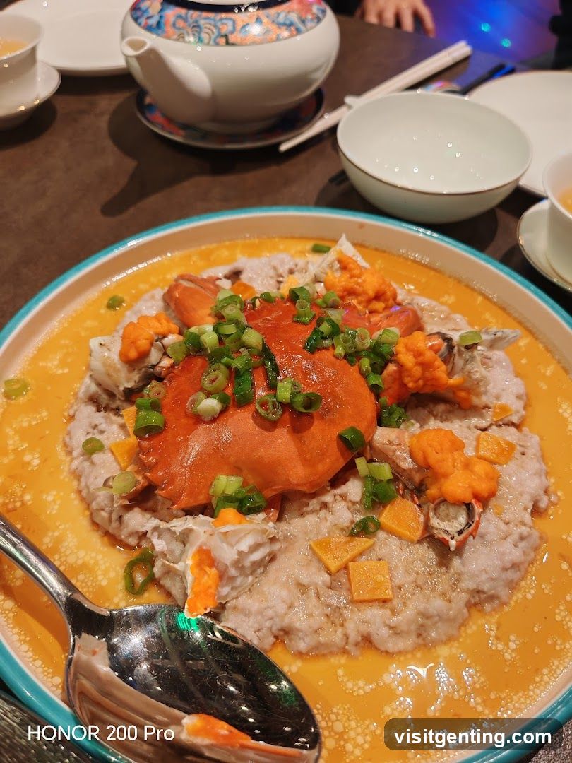 Dining Table with Seafood Dish