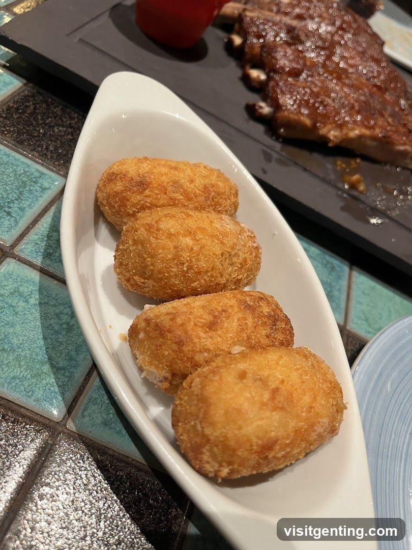 Food served at a restaurant