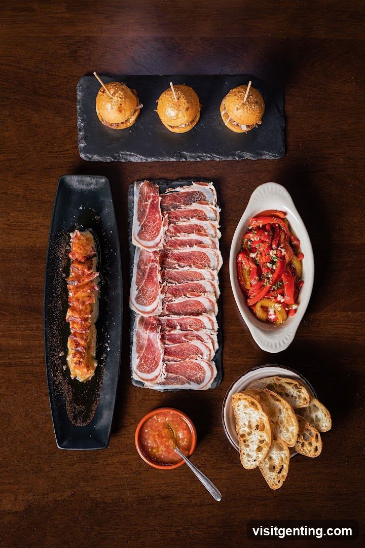 Food Plating on Wooden Surface