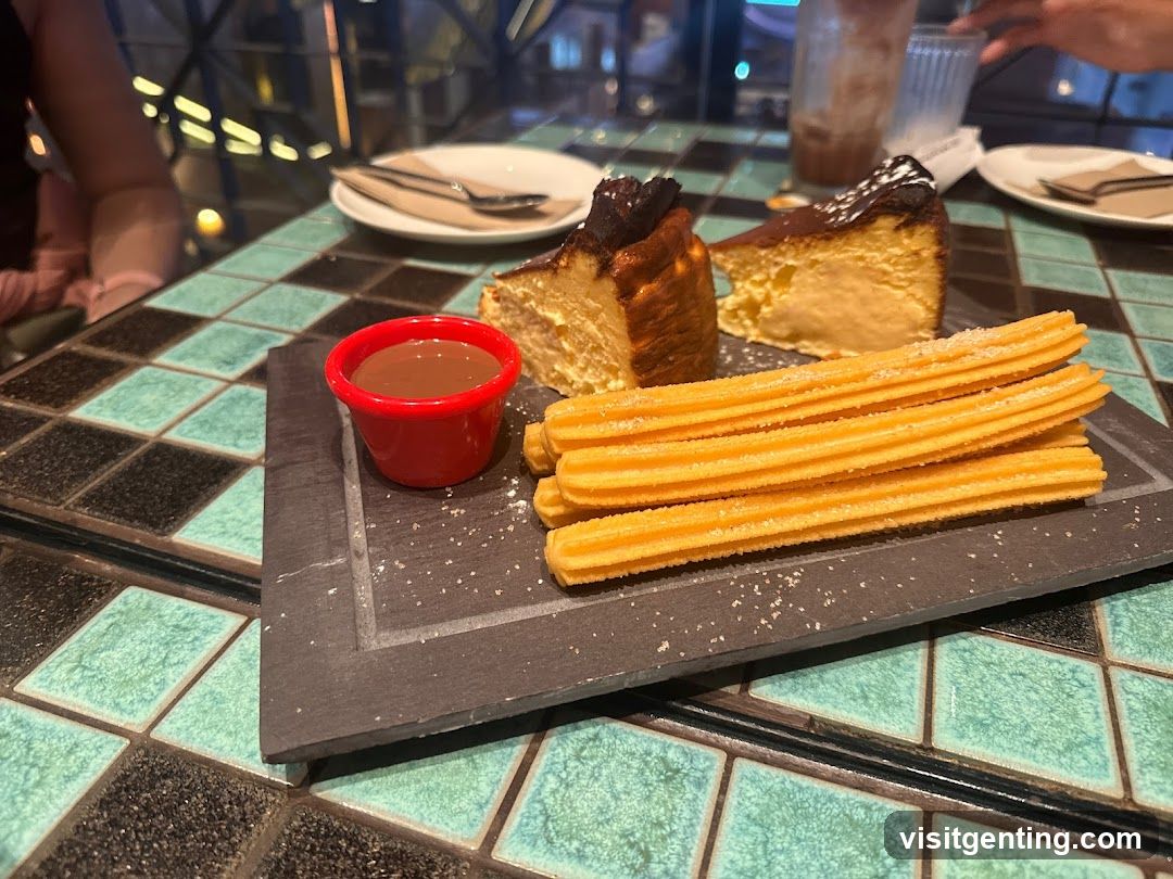 Dessert Plate on Tile Table