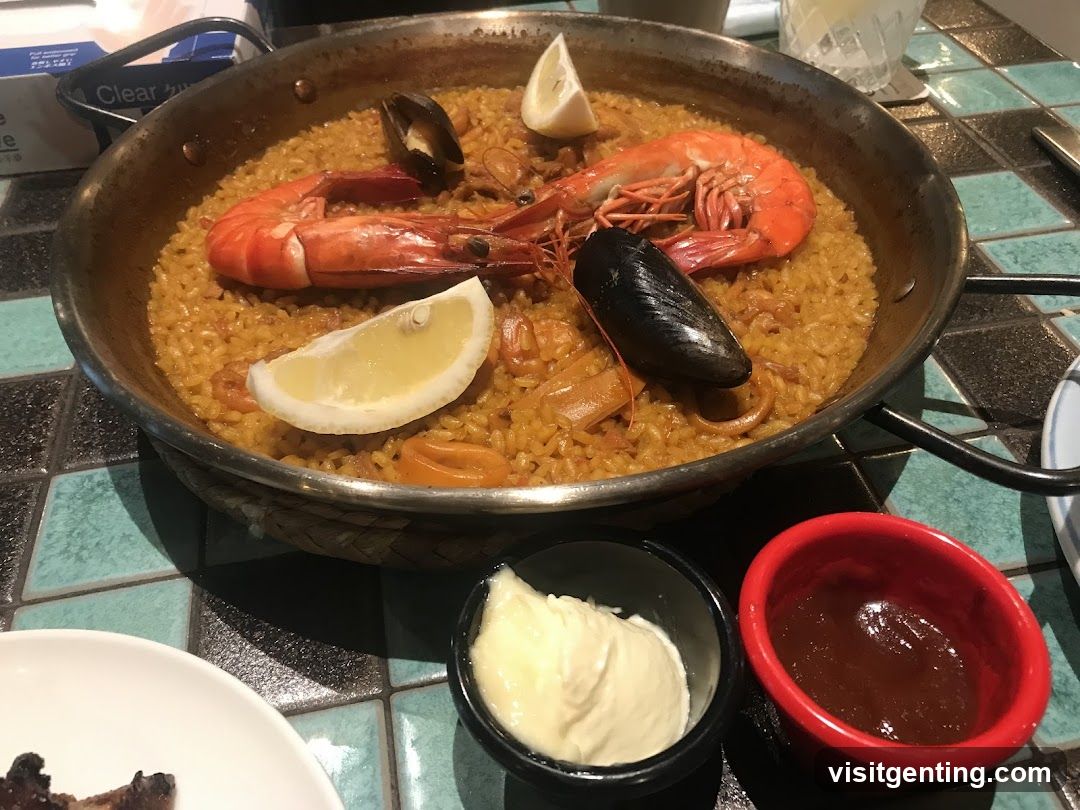 Paella Dish with Seafood