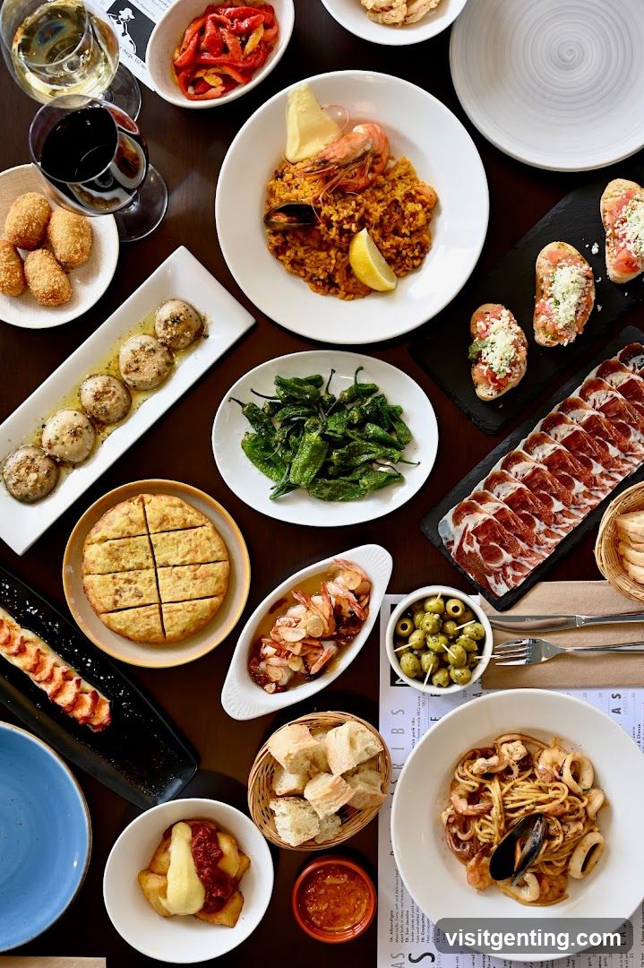 Restaurant Table Spread