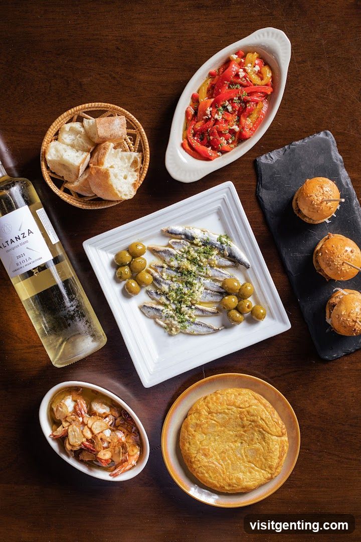 Food Spread on Wooden Table