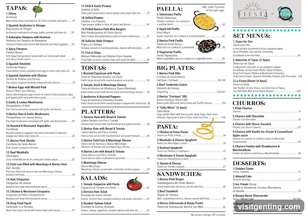 Restaurant Menu