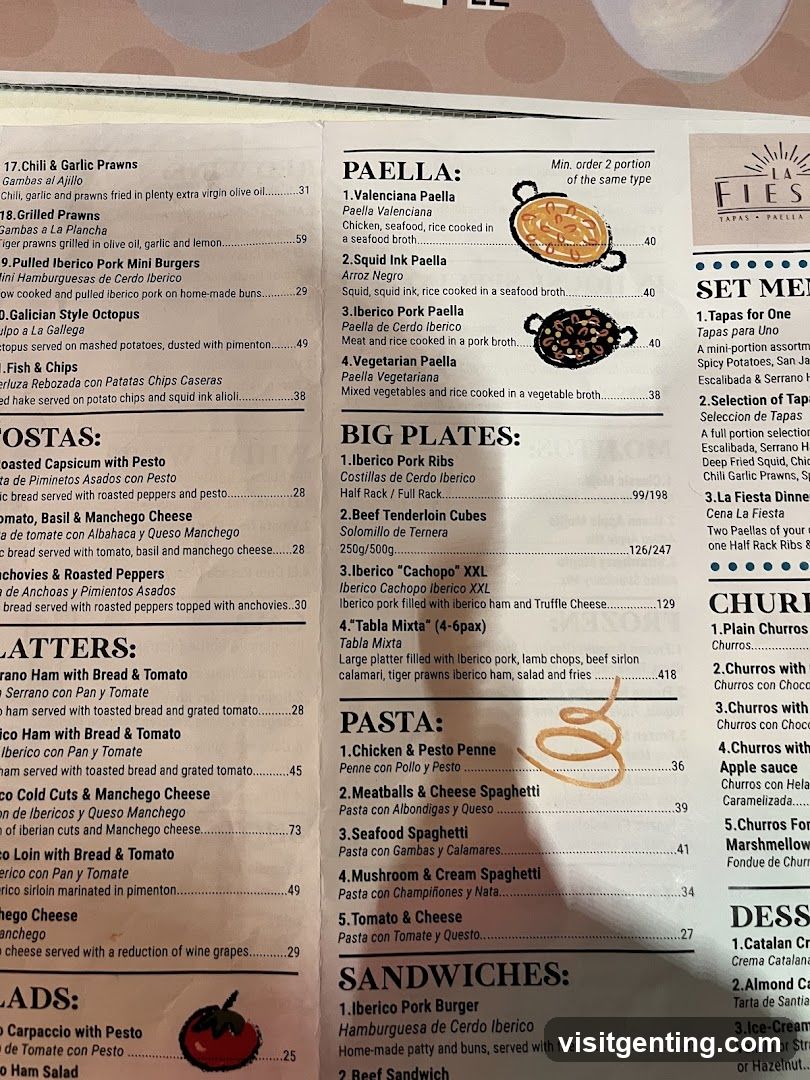 Restaurant Menu