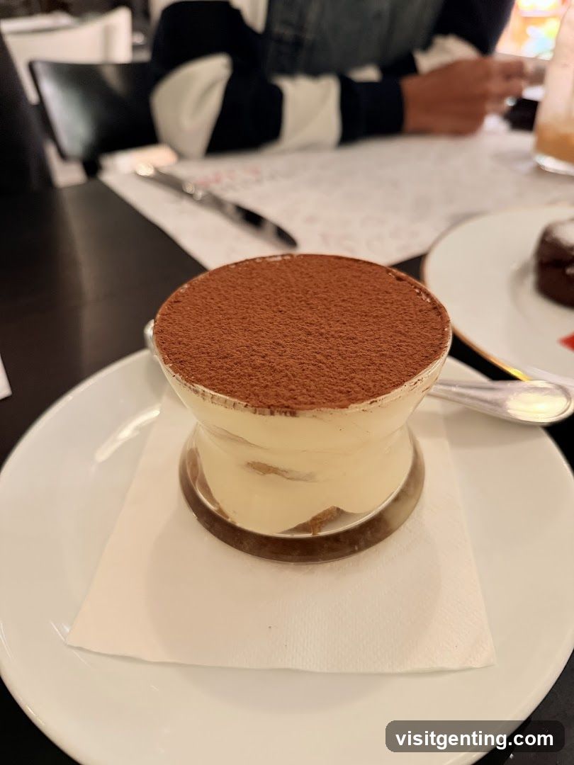 Tiramisu Dessert in Glass Cup