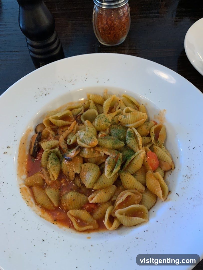 Pasta Dish on Table