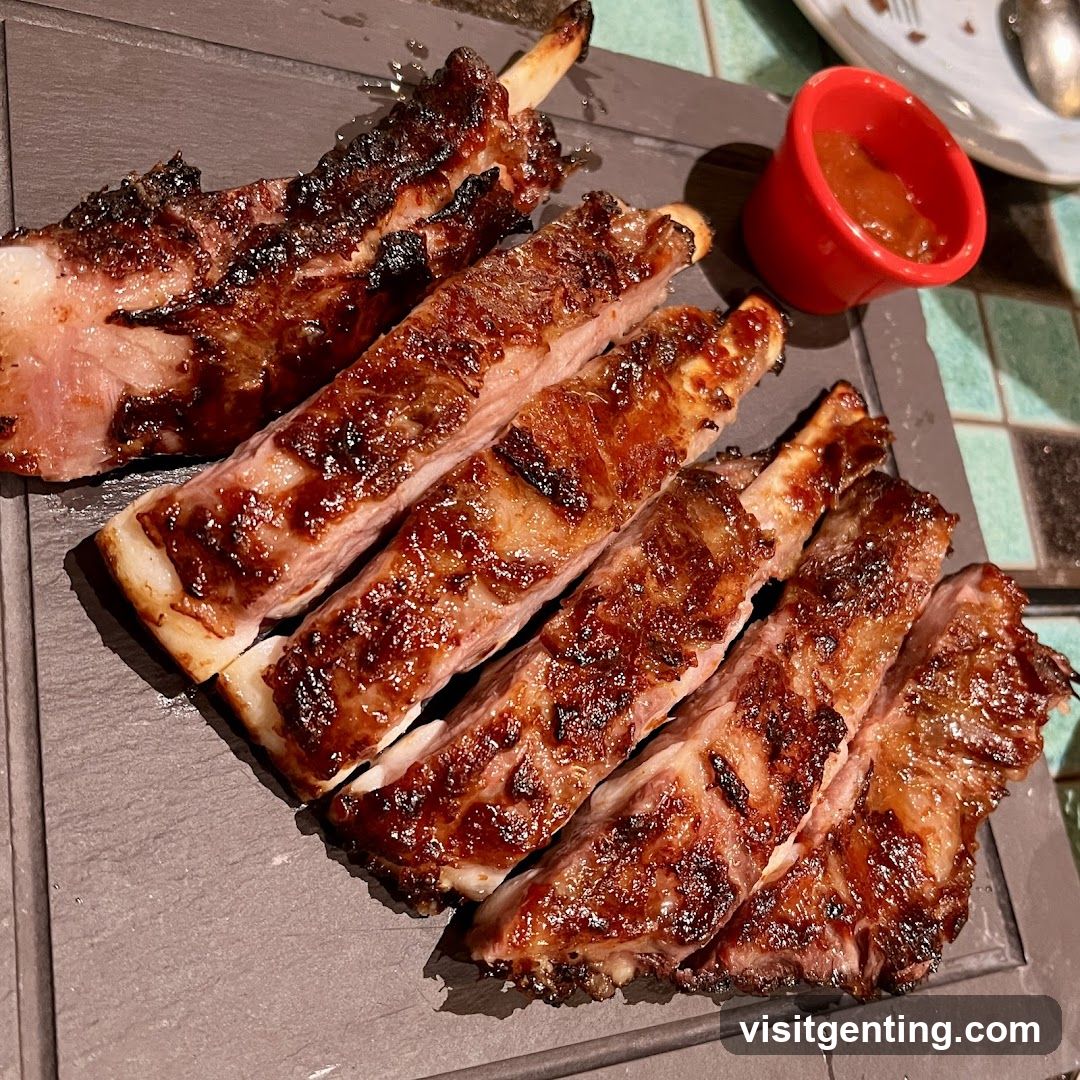 Grilled Ribs with Sauce
