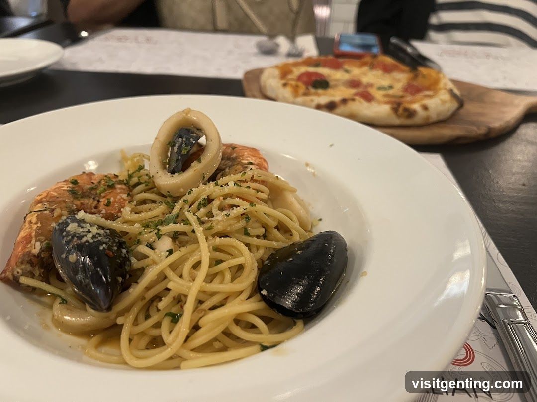 Restaurant Interior Food Scene