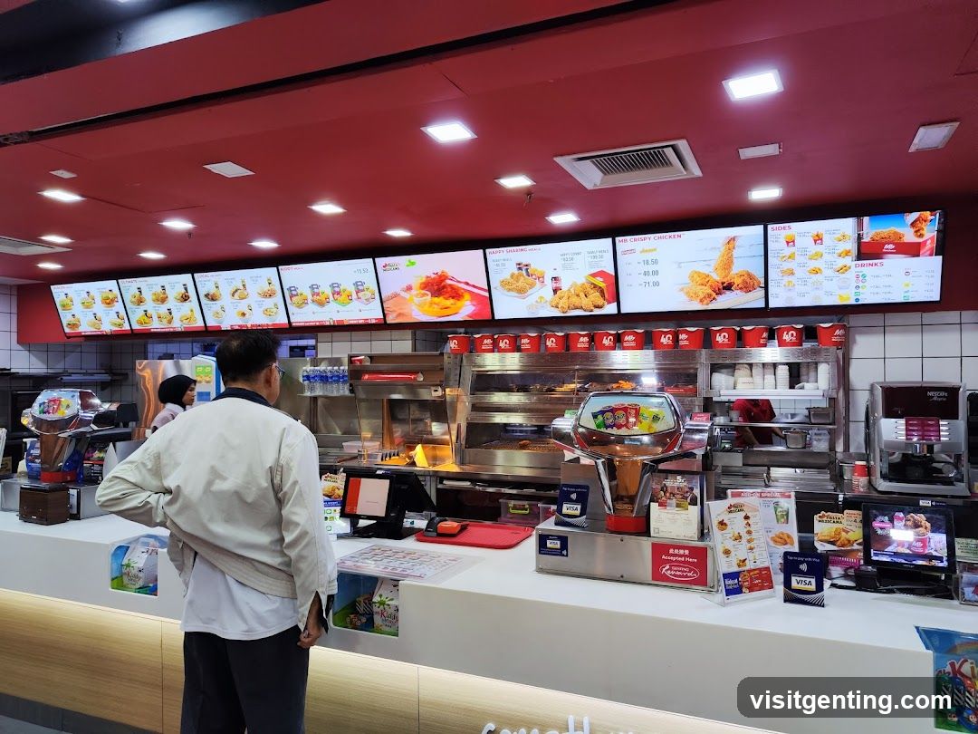 Fast Food Counter Interior