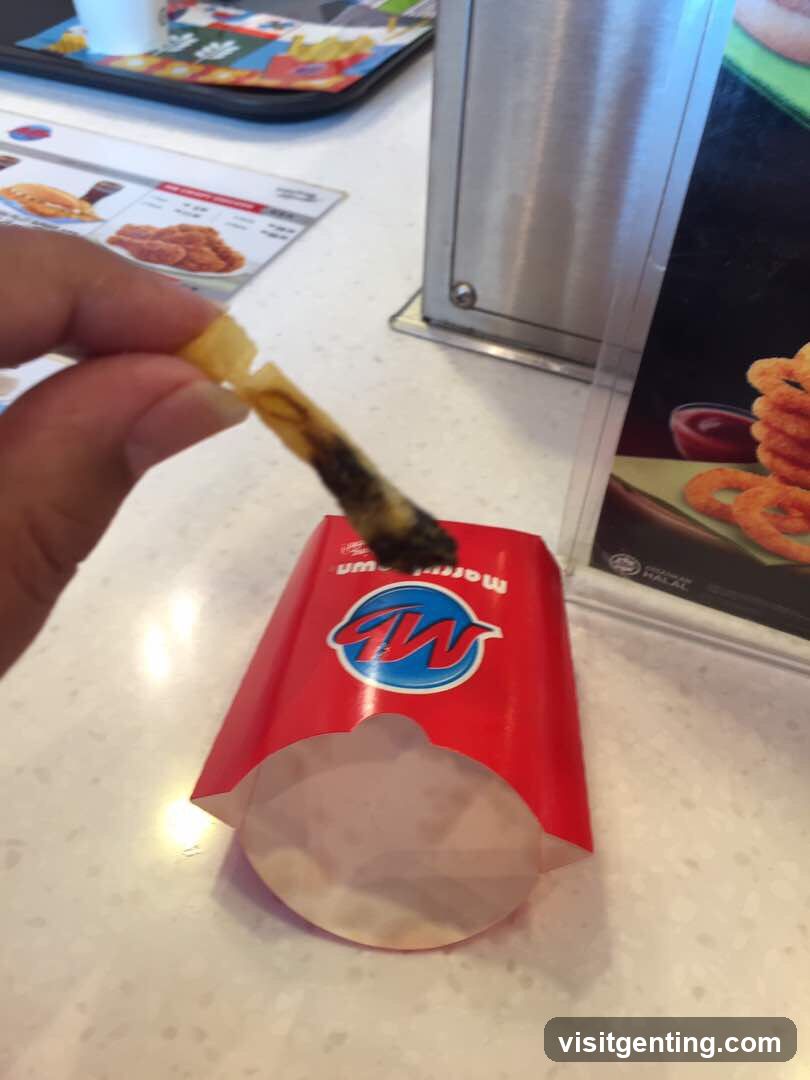 Fast Food Interior Scene