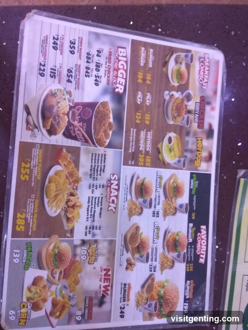 Restaurant Menu