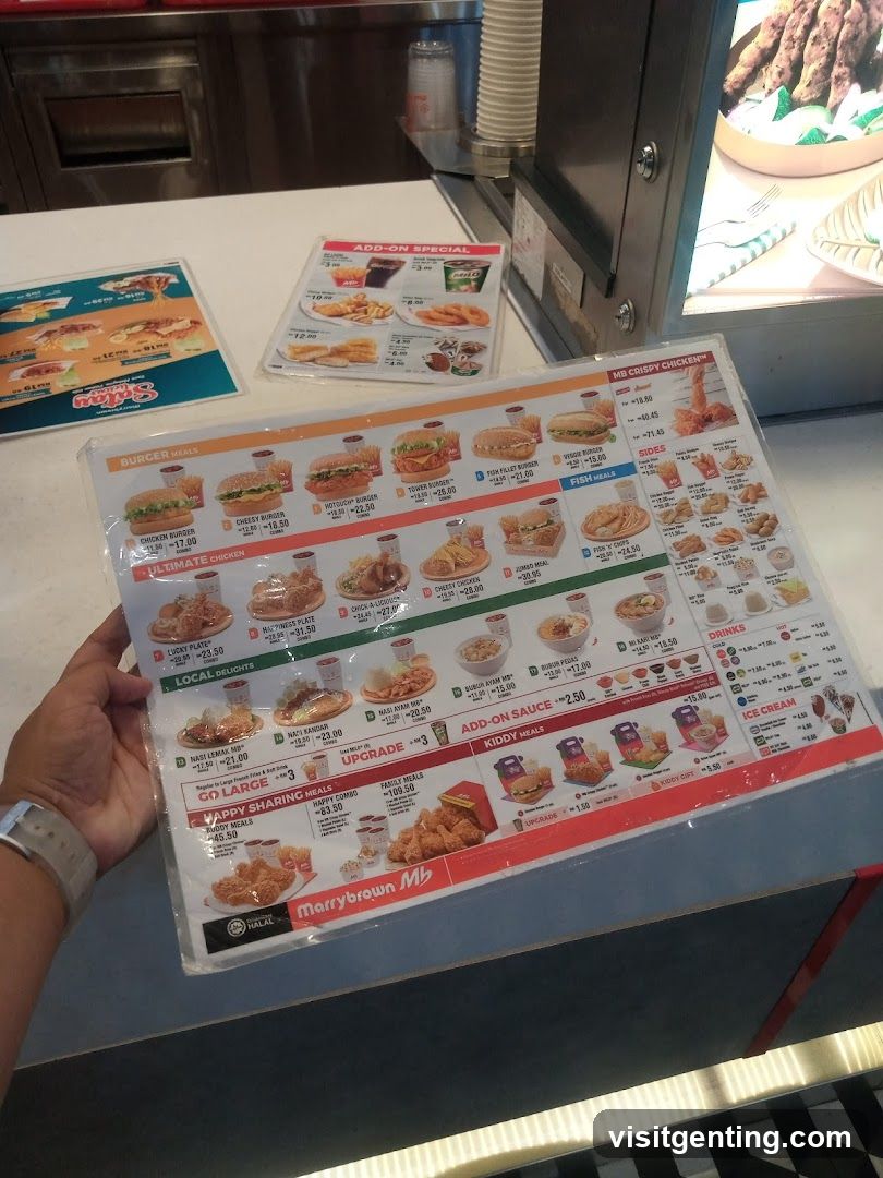 Marybrown MB Menu
