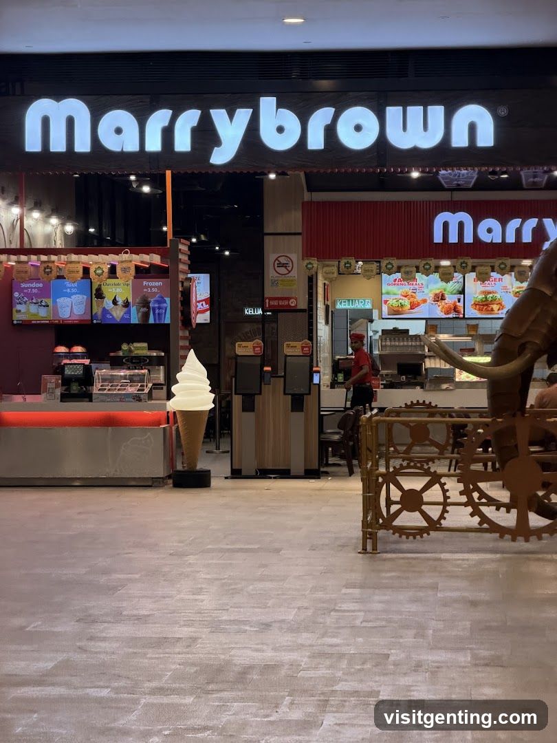 Marrybrown storefront interior view